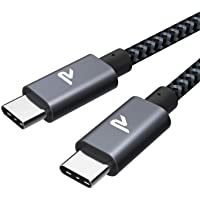 Los mejores  - RAMPOW Cable USB C a USB C [20V-3A 60W] Cable Tipo C a Tipo C con Power Delivery 3.0 para Samsung Galaxy Note 20-S20- Mi…